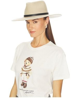 Janessa Leone Beck Fedora Hat - White