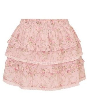 LoveShackFancy Billie Tween Skirt - Pink