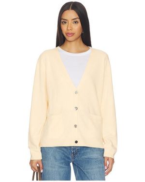 Leset Cárdigan Largo En V Zoe En Color Amarillo Talla (También En Xs, S, M) - Neutro