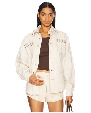 AKNVAS X Revolve Cam Denim Shirt With Modified Rings - Natural