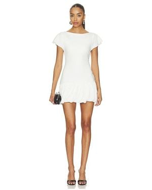 OW Collection Vestido Zaria Mini En Color Blanco Talla (También En S, M)