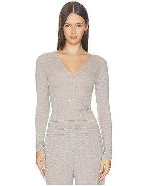 Negative Underwear Whipped Henley - White