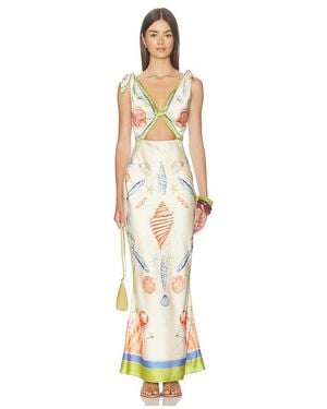 retroféte Carlotte Dress - White