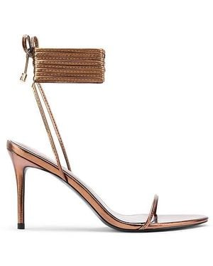 Femme LA 3.0 Barely There Lace Up Heel - White