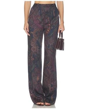 L'Agence Livvy Beltloop Pant - Blue
