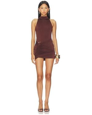 Nookie Vestido Leonie En Color Marrón Talla (También En Xs, M, Xl) - Rojo