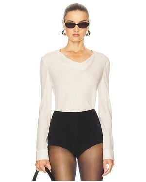 Theory Long Sleeve Blouse - White