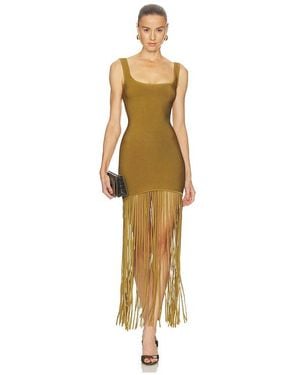retroféte Kleid Saddler - Mettallic
