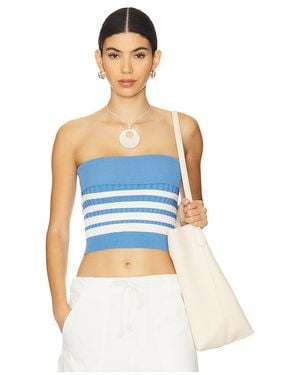 Solid & Striped Trägerloses Top Marnie - Blau