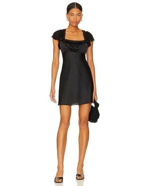 Free People X Revolve Visions Slip Mini - Black