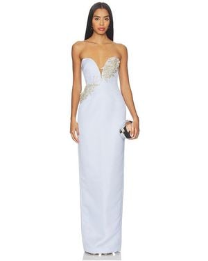 SAU LEE Luna ドレス - ホワイト