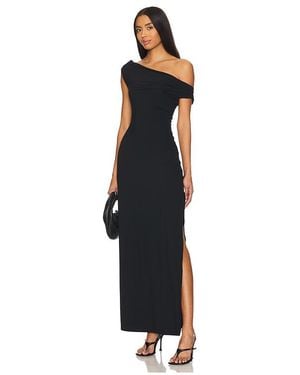 Bondeye Maxikleid Nixi - Schwarz