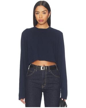 Cotton Citizen The Tokyo Crop Shirt - Blue