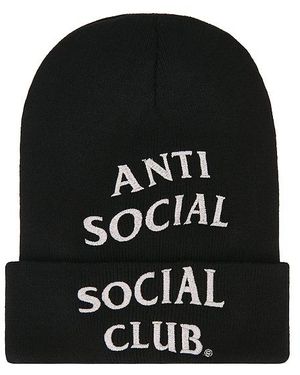 ANTI SOCIAL SOCIAL CLUB Embroidered Beanie - Black