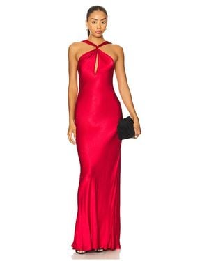 Bec & Bridge Elisia Twist Maxi Dress - Red