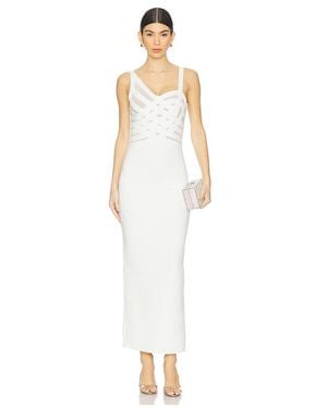Hervé Léger The Adeline Gown - White