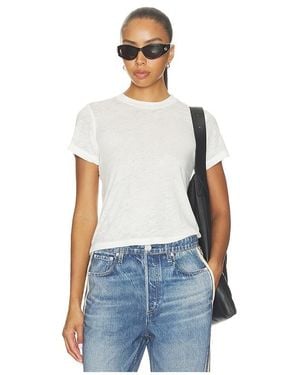 Daydreamer Camiseta Solid Burnout Vintage En Color Blanco Talla (También En M, S, Xl, Xs) - Azul