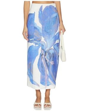 Significant Other Rumi Midi Skirt - Blue