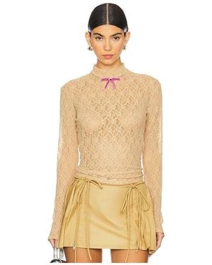 Vivetta Stehkragenpullover - Natur