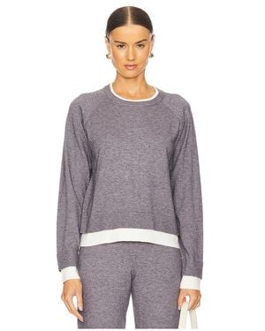 Monrow Crew Neck Jumper - Purple