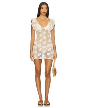 With Jean Elouise Dress - White
