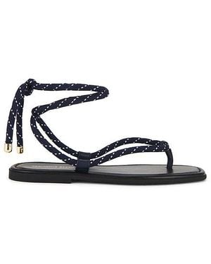 Veronica Beard Carmina Cord Sandal - Black