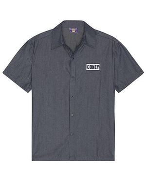 Coney Island Picnic Parts & Service Button Up - Blue