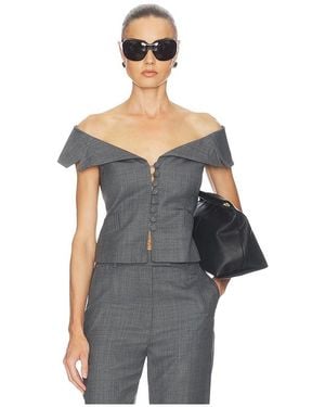 Ganni Wool Melange Suiting Vest - Multicolor