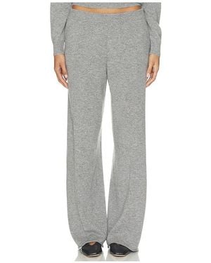W. Cashmere Laurie Wide Leg Joggers - Grey