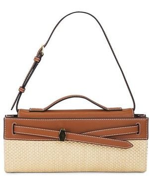 Veronica Beard Raffia Dash Clutch - White