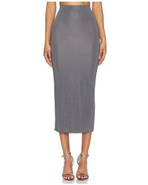 Alex Perry Crystal Skirt - Black
