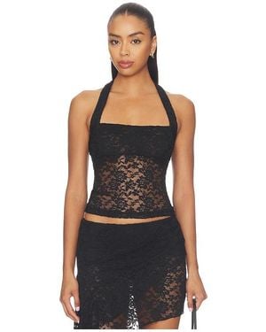 Lioness Palisades Halter Top - Black