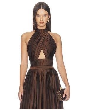 Maylé Vásquez Cafe Top - Brown