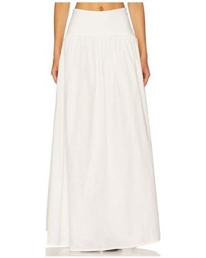 SNDY'S Nesa Maxi Skirt - White