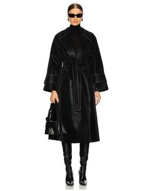 SELMACILEK Gabardina En Color Negro Talla (También En Xs)
