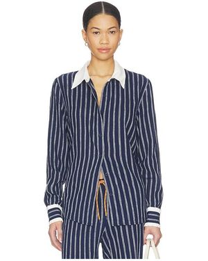 The Upside Camisa Con Cuello Belize Bobbi En Color Azul Marino Talla (También En Xs, S, Xl)