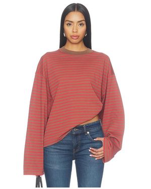 Lioness Bloom Long Sleeve Top - Red