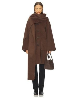 L'academie 'Academie Melba Wool Coat - Brown