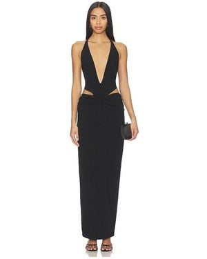 Lovers + Friends Poppy Gown - Black