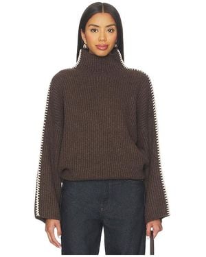 Rag & Bone Ingrid Tneck - Brown