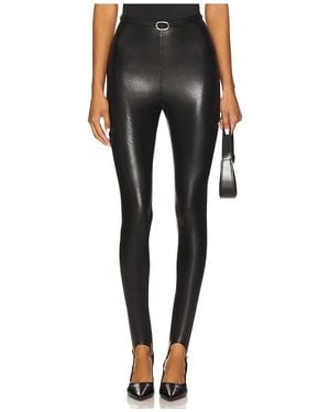 Commando Faux Leather Stirrup - Black