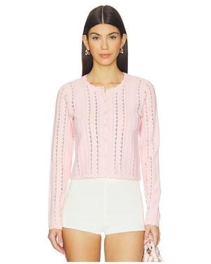 LoveShackFancy Peridot Cardigan - White