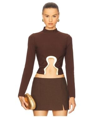 Cult Gaia Elisabetta Top - Brown