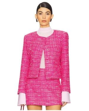Susanna Chow Amara Tweed Jacket - Pink