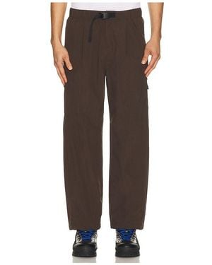Snow Peak Nylon Double Rip Trousers - Black