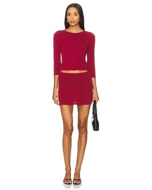 ALL THE WAYS Gigi Skirt Set - Red