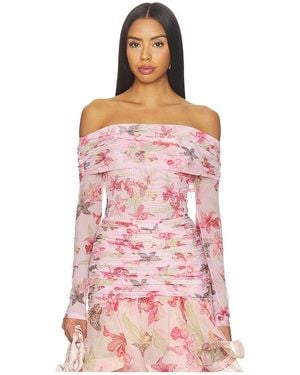 PATBO Body Orchid Bloom Tulle Bodysuit En. Taille Also En Xs, S, M, Xl - Rose
