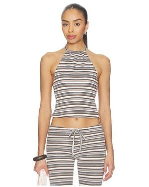 Tiger Mist Dillon Top - White