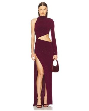Michael Costello X Revolve Toscana Rhinestone Maxi Dress - Red