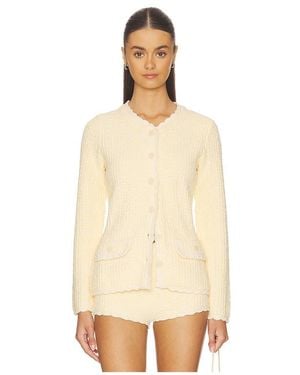 LoveShackFancy PULL GAILILEE en Lemon - Jaune